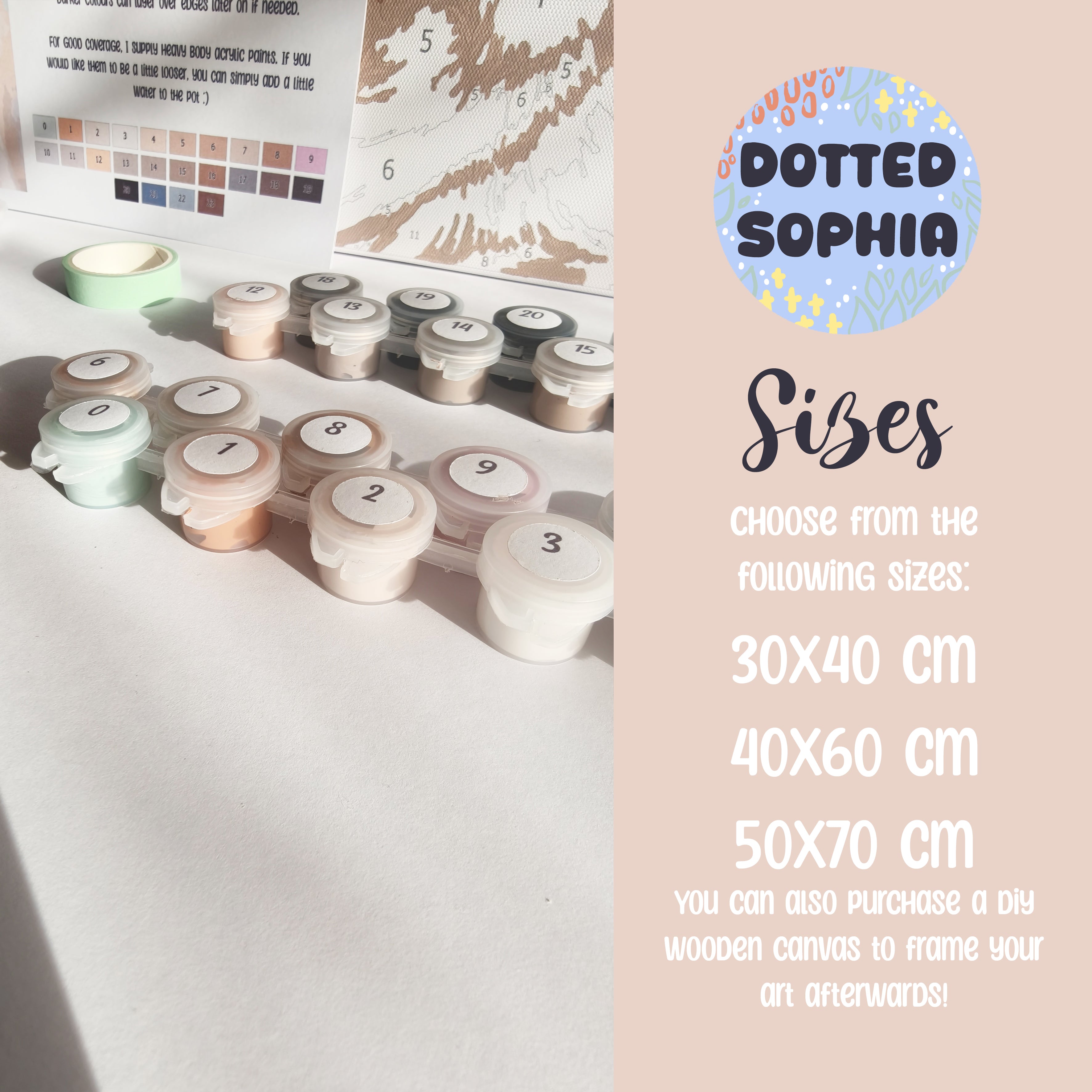 Custom Paint by Number Kit