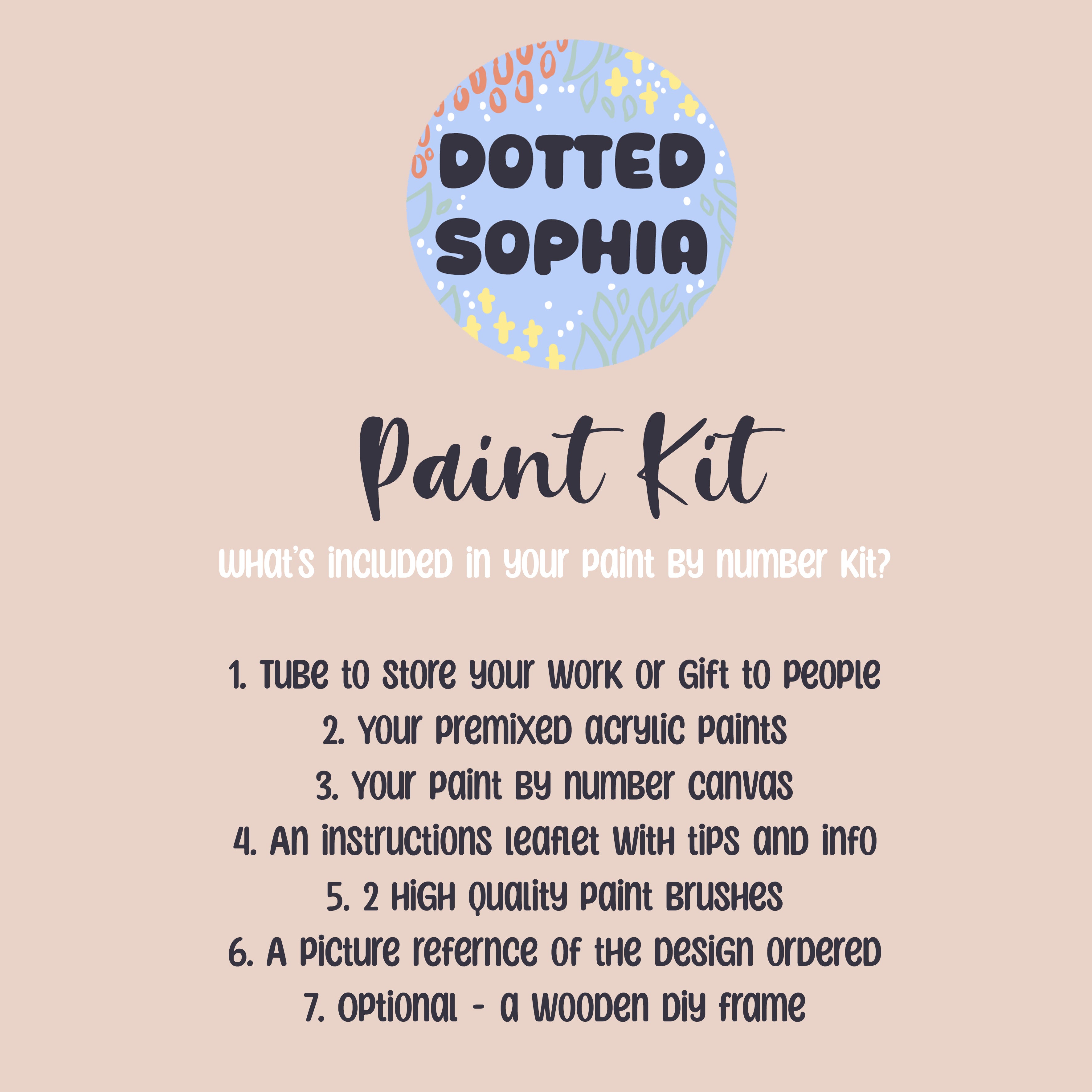 Personalised Pet Portrait - Paint by Number Kit